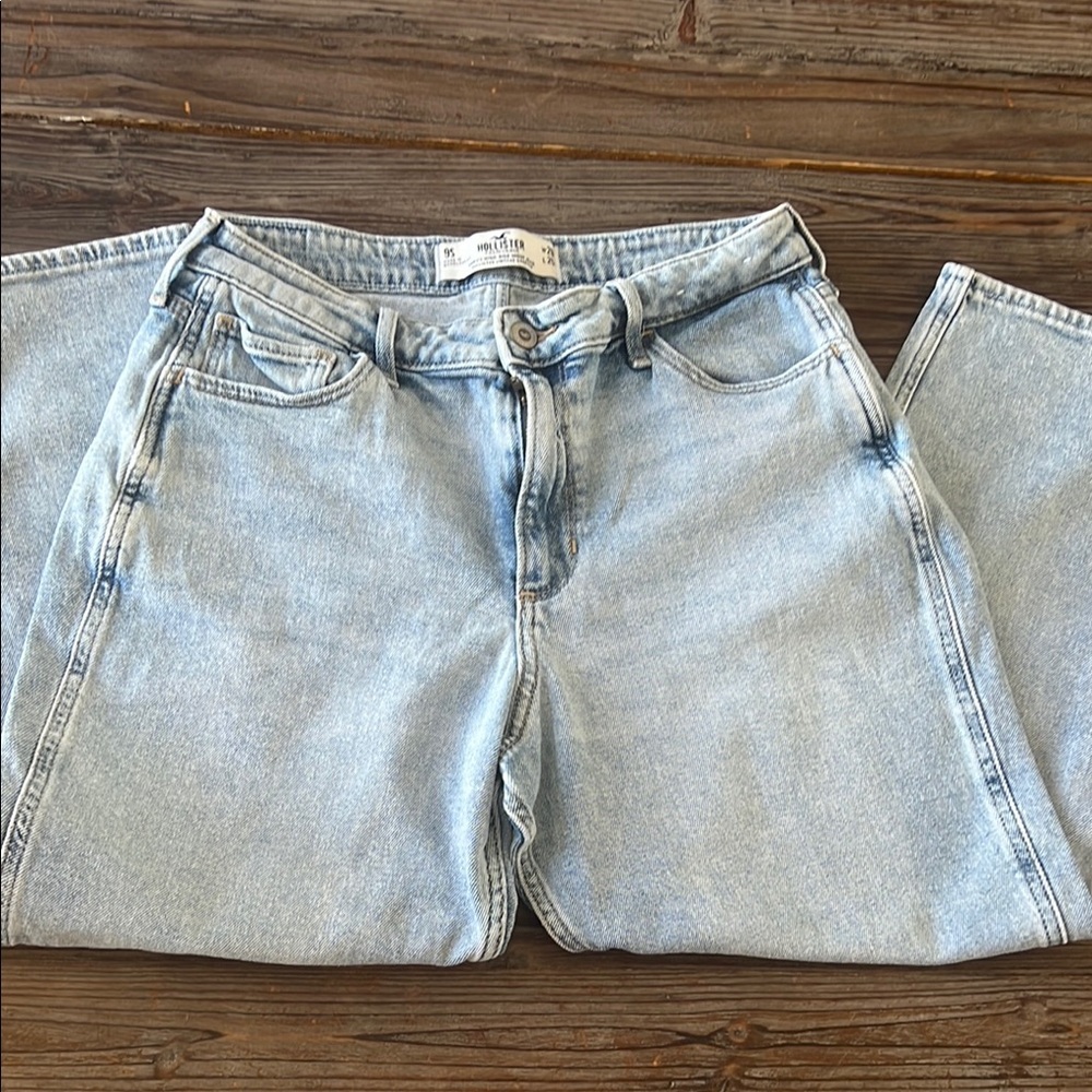 Hollister Light Blue Flare & Wide Leg Jeans